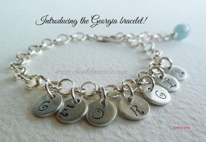 customised jewellery Perth silver name bracelet